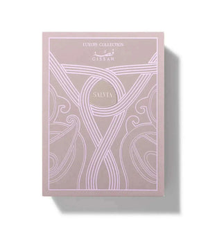 عطر سالفيا 90 مل بزجاجة فضية مزخرفة وغطاء أنيق flowerna