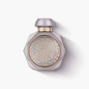 عطر سالفيا 90 مل بزجاجة فضية مزخرفة وغطاء أنيق